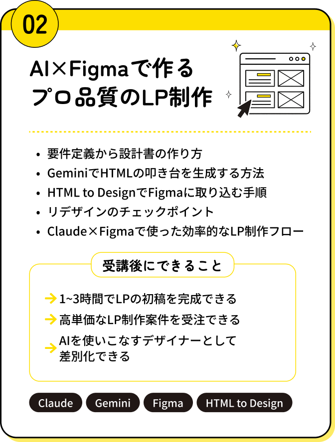 AI×Figmaで作るプロ品質のLP制作